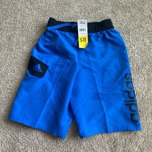 Adidas boys swim trunks NWT size small 6/7